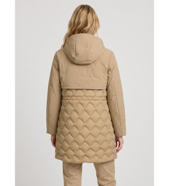 K-way Siphelle Hybrid Warm Shell jas beige