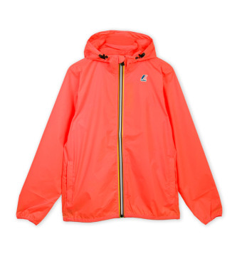 K-way Veste Le Vrai 4.0 Claude Rouge fluo