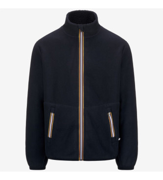 K-way Fleece Pascal Sherpa Reversible navy