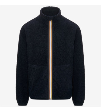 K-way Fleece Pascal Sherpa Reversible navy