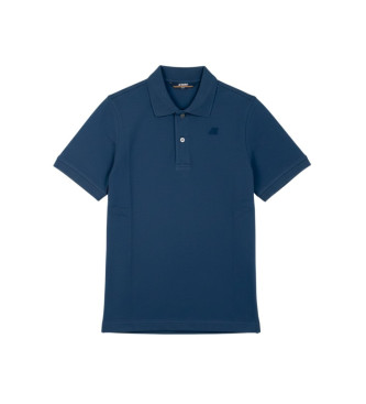 K-way Polo Amedee Pique blu