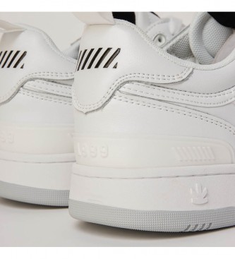 Kaotiko Basket leather trainers white