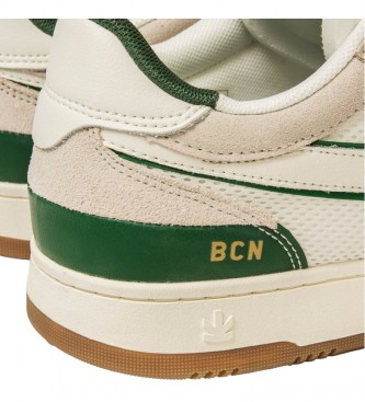 Kaotiko Skórzane buty Boston w kolorze białym