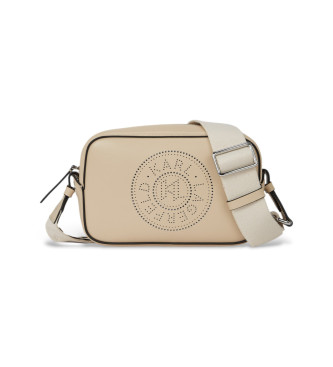 Karl Lagerfeld Beige logo schoudertas