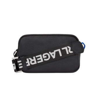 Karl Lagerfeld KLJ Square Logo Mini Shoulder Bag black