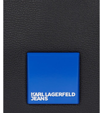 Karl Lagerfeld KLJ Square Logo Mini Shoulder Bag black