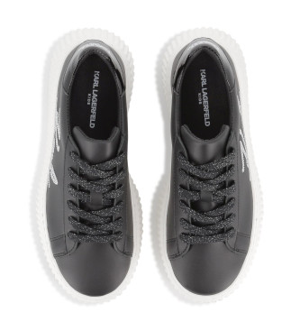 Karl Lagerfeld Sneakers i lder Mrke sort