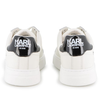Karl Lagerfeld Leder Turnschuhe Buchstabe wei