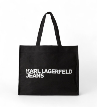 Karl Lagerfeld Saco de viagem com logtipo preto