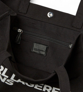 Karl Lagerfeld Saco de viagem com logtipo preto