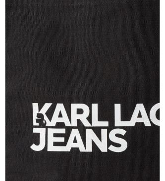 Karl Lagerfeld Saco de viagem com logtipo preto