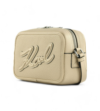 Karl Lagerfeld Bolsa de ombro bege Essentials