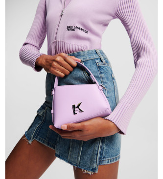 Karl Lagerfeld Borsa a tracolla Mini Geo Lilac