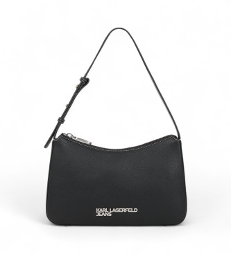 Karl Lagerfeld Borsa con logo metallico nero