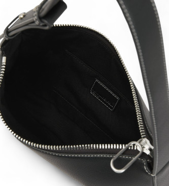 Karl Lagerfeld Borsa con logo metallico nero