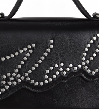 Karl Lagerfeld Borsa Signature Studded Small, nera