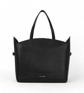 Karl Lagerfeld Sac en cuir Essentials noir