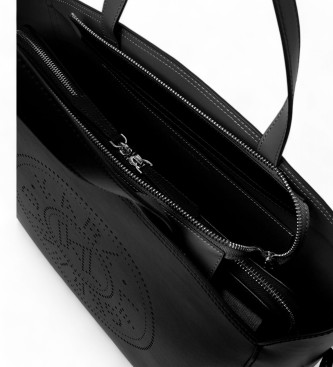 Karl Lagerfeld Sac en cuir Essentials noir