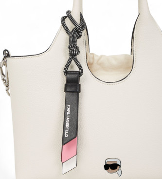 Karl Lagerfeld Ikon small off-white bag