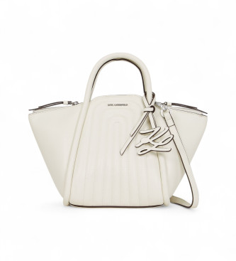 Karl Lagerfeld K Wellen gebroken witte tas