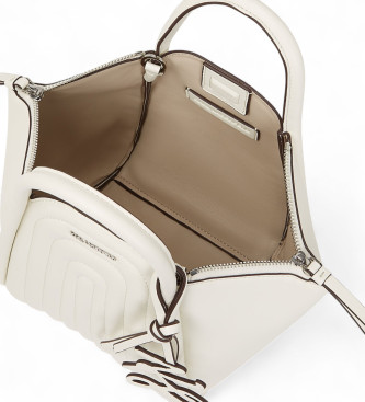 Karl Lagerfeld K Wellen gebroken witte tas