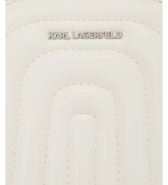 Karl Lagerfeld K Wellen gebroken witte tas