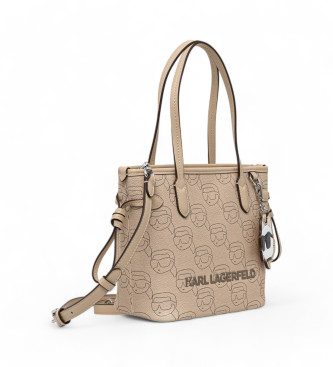 Karl Lagerfeld Beige Mini Tote Bag