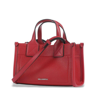 Karl Lagerfeld Rote geprgte Tasche