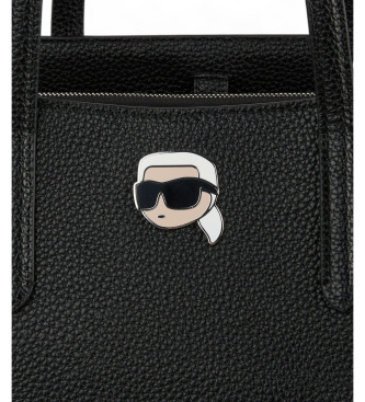 Karl Lagerfeld Torba shopper w kolorze czarnym