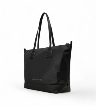 Karl Lagerfeld Sac  main noir gaufr