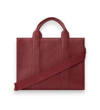 Karl Lagerfeld Bolso tote mediano de Rue St-Guillaume granate