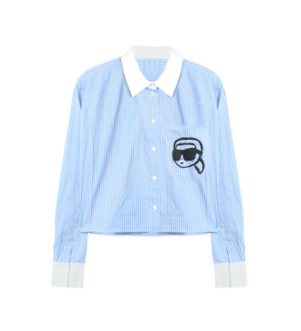 Karl Lagerfeld Ikon blauw shirt