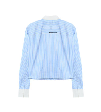 Karl Lagerfeld Ikon blauw shirt