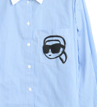 Karl Lagerfeld Maglia blu Ikon