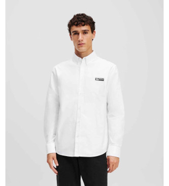 Karl Lagerfeld Chemise en popeline blanche