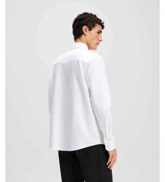 Karl Lagerfeld Chemise en popeline blanche