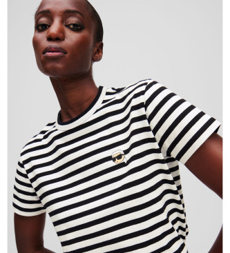 Karl Lagerfeld Black, white striped T-shirt