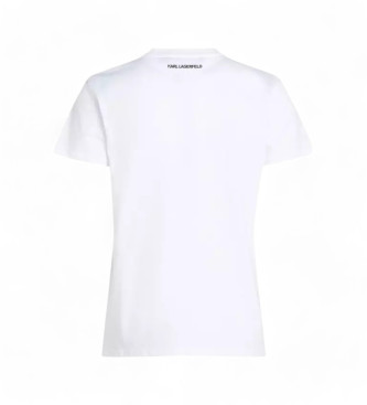 Karl Lagerfeld Basic T-shirt Karl logo hvid