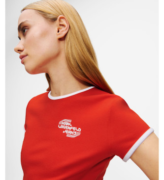 Karl Lagerfeld Camiseta Casquillo rojo