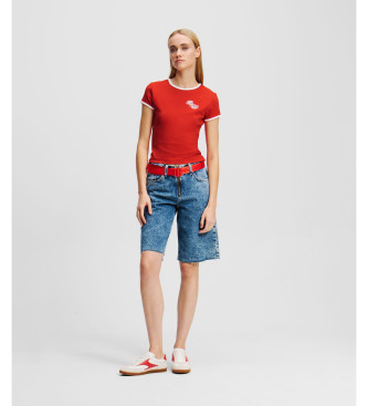 Karl Lagerfeld T-Shirt Casquillo rot