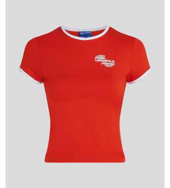 Karl Lagerfeld Camiseta Casquillo rojo