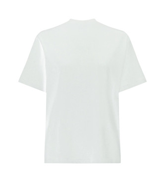 Karl Lagerfeld T-shirt branca com cdigo de barras