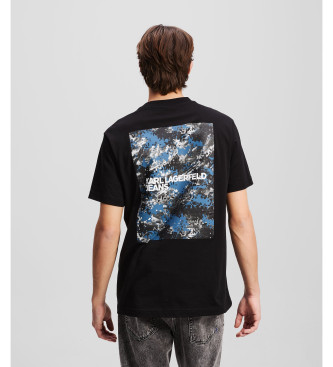 Karl Lagerfeld T-shirt mit schwarzer Grafik