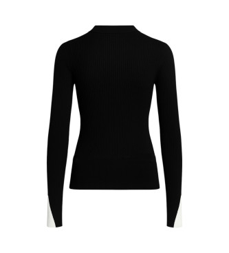 Karl Lagerfeld Maglietta nera a coste