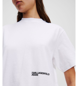Karl Lagerfeld Maglietta con fiore bianco