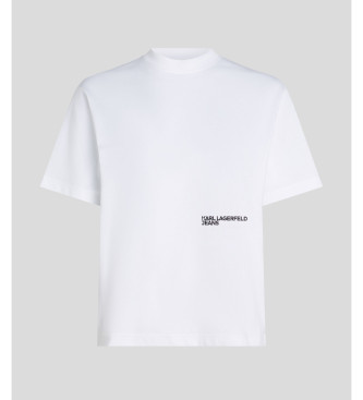 Karl Lagerfeld Maglietta con fiore bianco