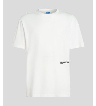 Karl Lagerfeld T-shirt blanc illustration