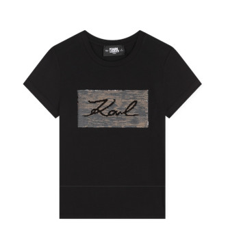 Karl Lagerfeld T-shirt M.c. zwart