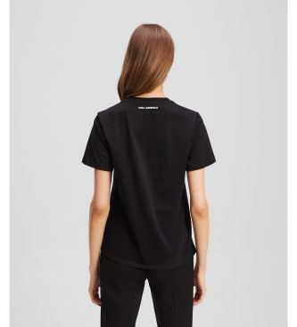 Karl Lagerfeld T-shirt nera slim fit
