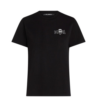 Karl Lagerfeld T-shirt nera slim fit